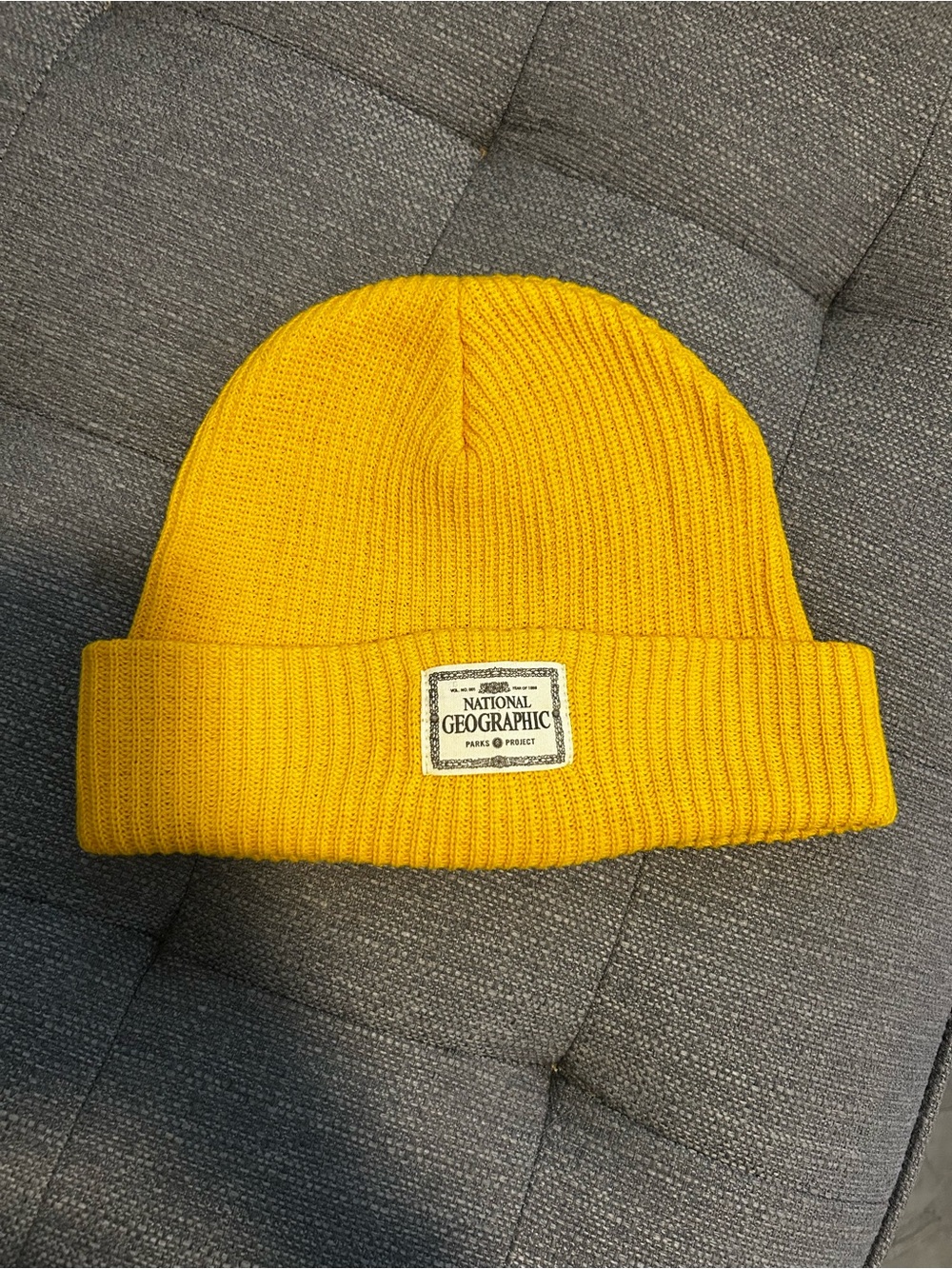 National Geographic Yellow Beanie